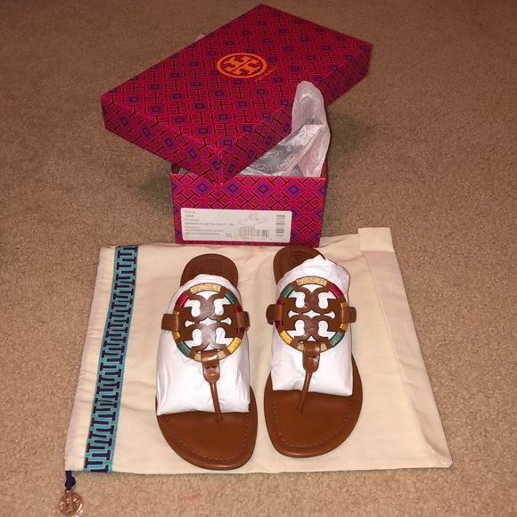 🌺🌸Tory burch 🌺🌸 embroidered Miller sandal🌺🌸 - Picture 2 of 8